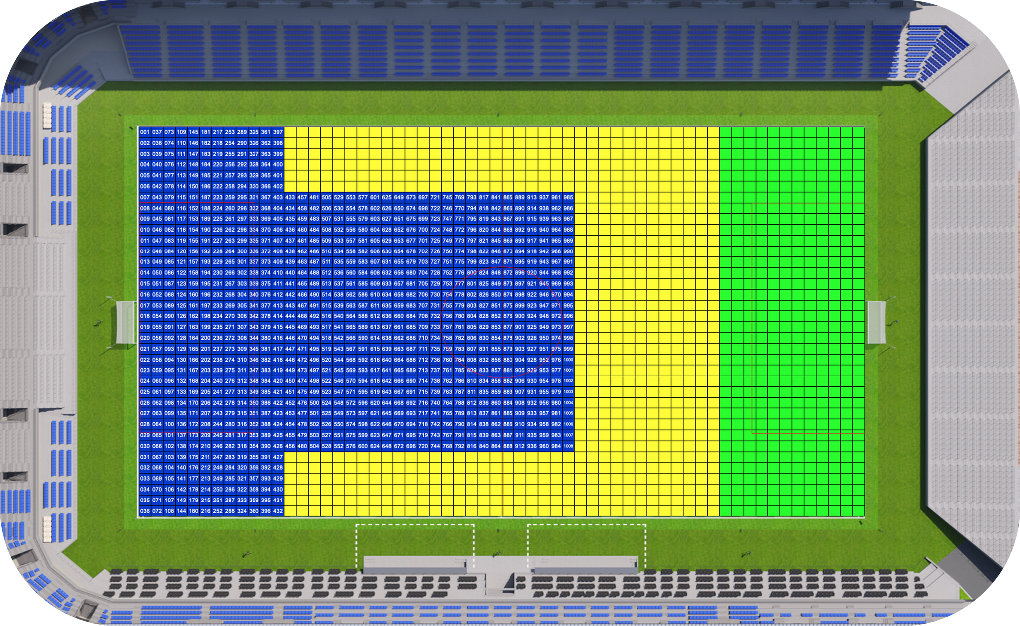 新スタジアム 区画権利[1-100]